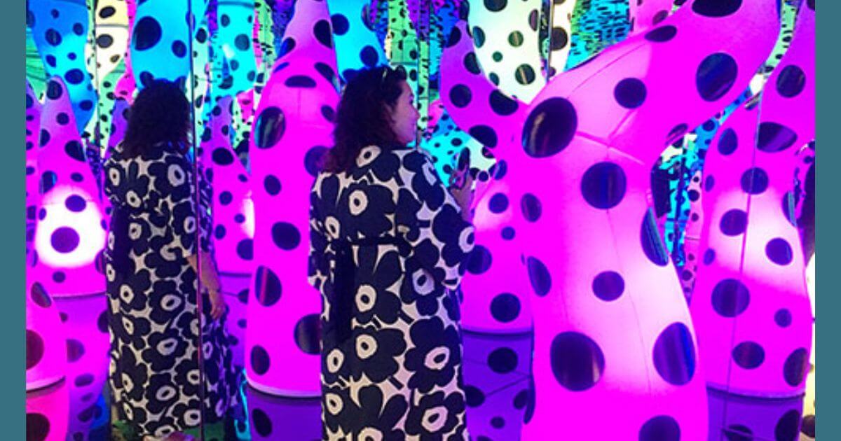 Love is Calling Yayoi Kusama with her poem