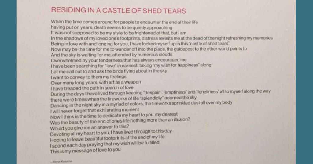 Residing in a Castle of Shed Tears