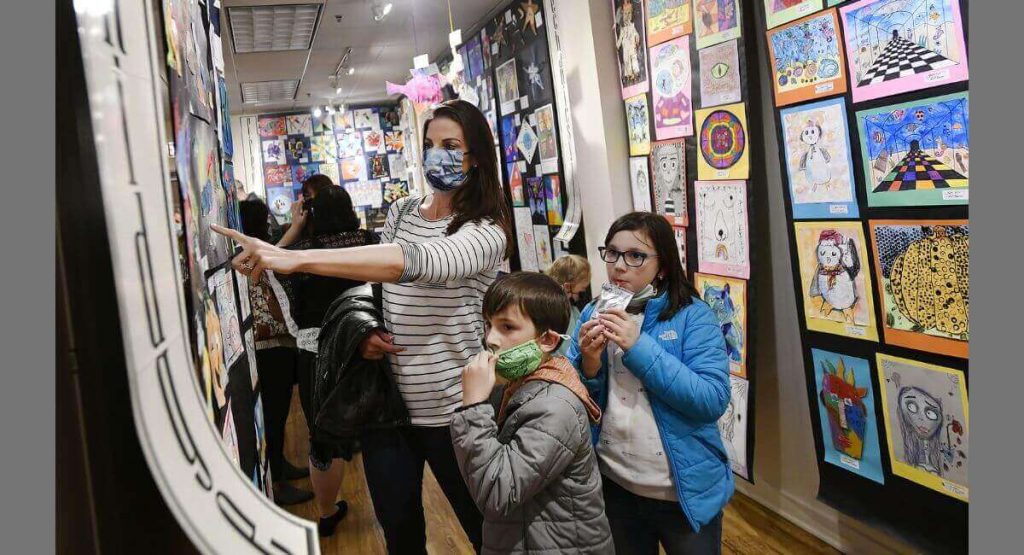 Youth art month event